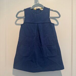 NWOT Baby Boden Blue Jumper Dress - 18-24M